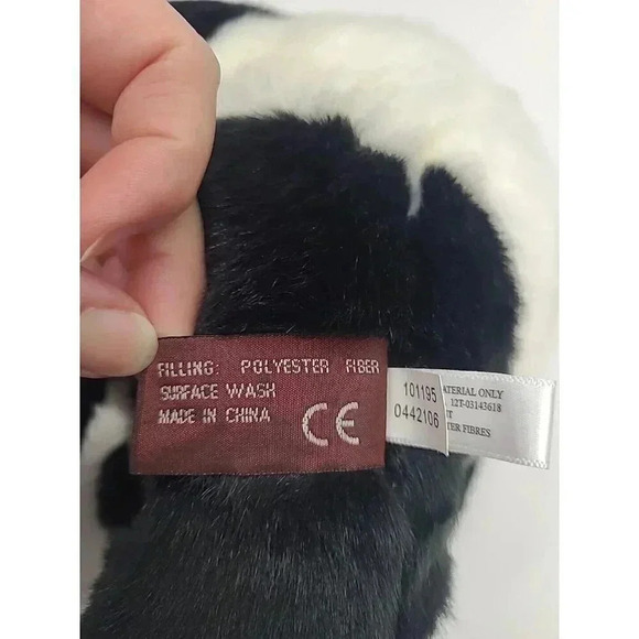 Vintage The Bearington Collection Plush Panda Bear Stuffed Animal Super Soft - Picture 6 of 6